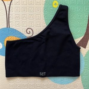 Set Active size small Sculptflex one shoulder sports bra